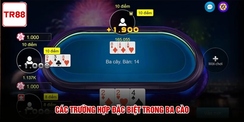 Các trường hợp đặc biệt trong Ba Cào