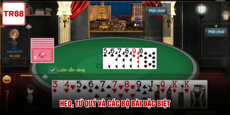 Heo, tứ quý và các bộ bài đặc biệt