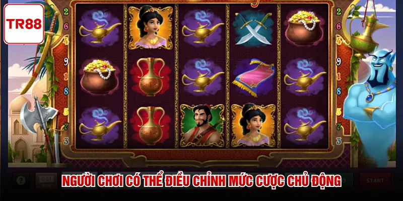 Người chơi có thể điều chỉnh mức cược chủ động